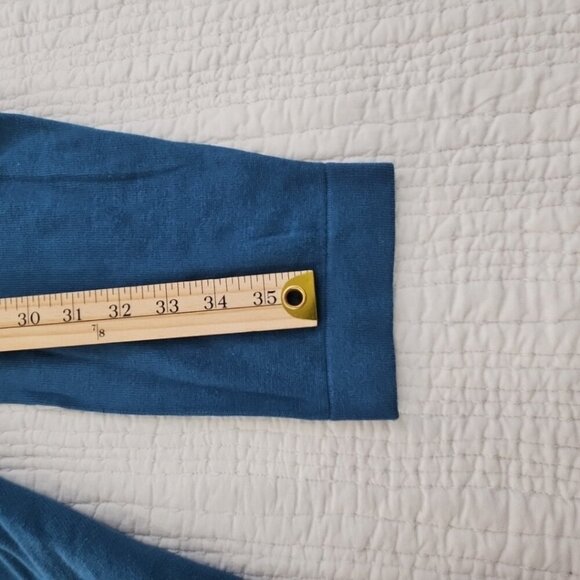 DSTRCT&row Long Sleeve Henley Men's XXL Denim Blue Collared Two Buttons NEW NWT - Picture 14 of 15